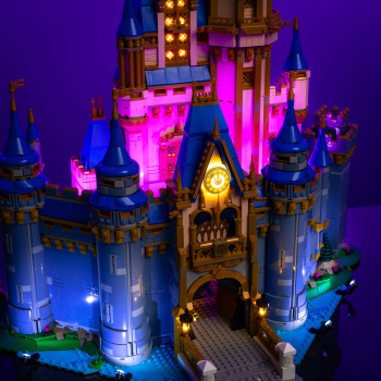 Preview: LMB 2.0 VERSION - LED-​Beleuchtungs-​​​Set für LEGO® Disney Castle #43222